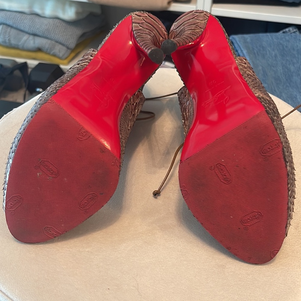 Christian Louboutin Python Heels - Picture 10 of 13